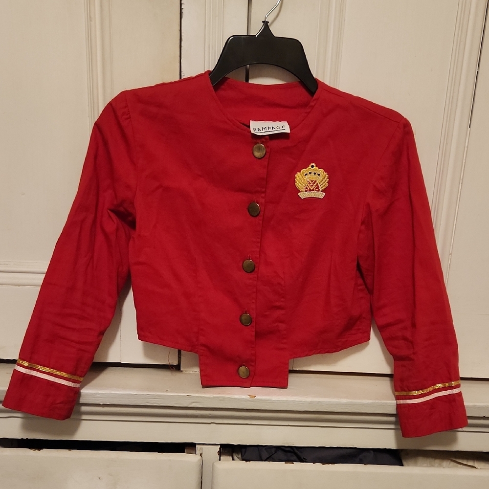 90s Vintage RAMPAGE Cropped Blouse